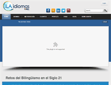 Tablet Screenshot of ilaidiomas.com